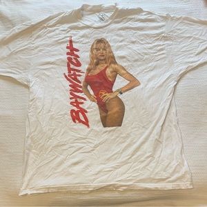 American Classics White baywatch t-shirt.